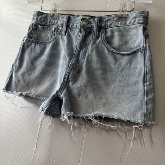 Madewell Relaxed Denim Shorts Women’s Size Sz 27 Blue Wash - Picture 4 of 13
